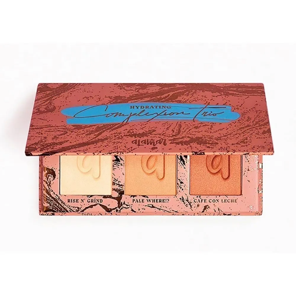 NEW/SEALED! Alamar Cosmetics Brighten & Bronze Complexion Trio in Fair/Light